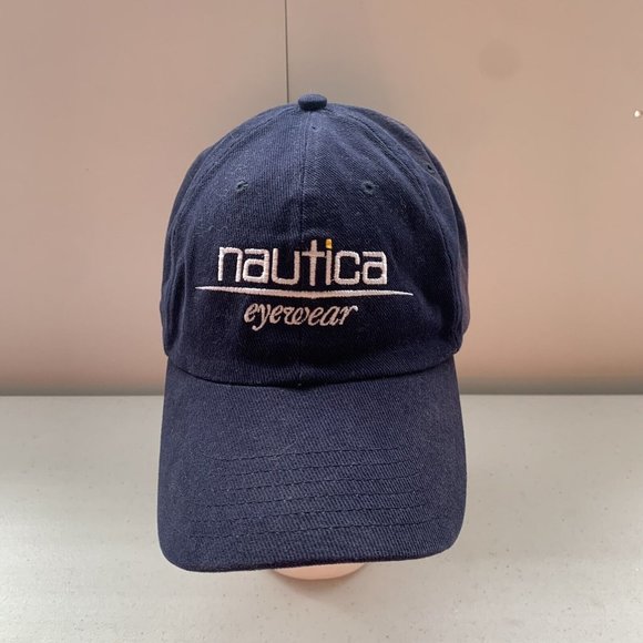 Nautica Eyewear Mens OSFM Navy Blue Hat Ball Cap - Picture 1 of 8